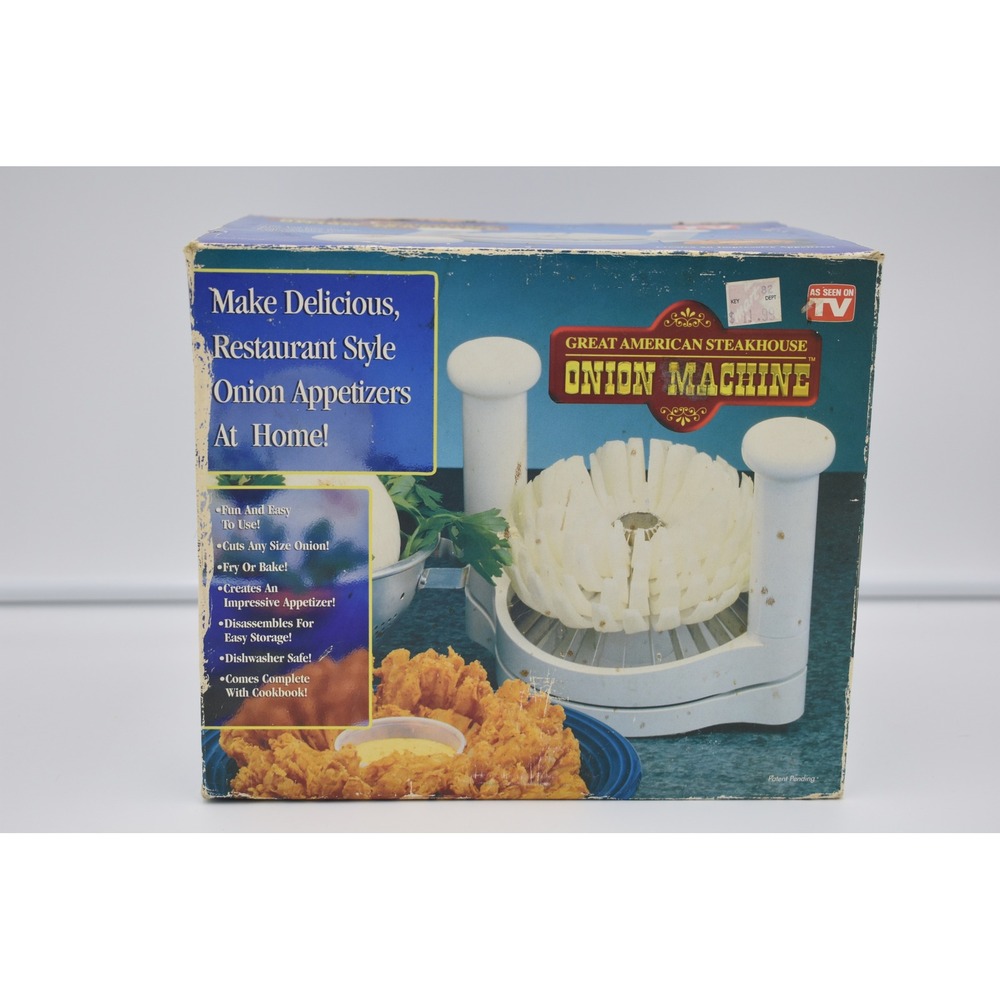 Great American Steakhouse Onion Machine Telebrands As Seen On TV White NIB